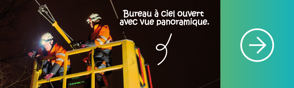 Agent de maintenance TBM sur une nacelle