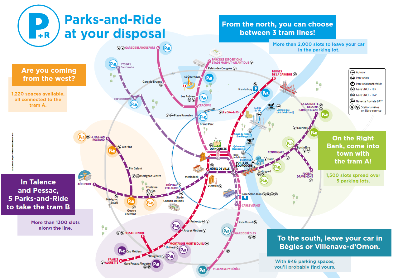 Parc-and-ride map