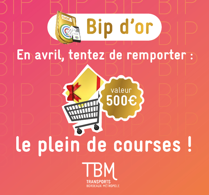 Le plein de courses (d'une valeur de 500€) !