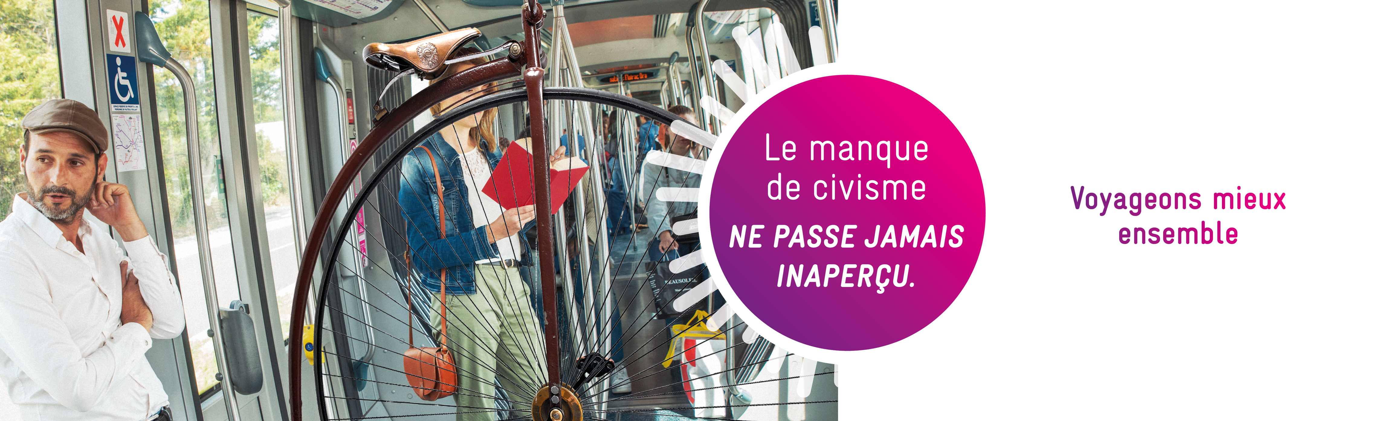 Le manque de civisme ne passe jamais inaperçu, voyageons mieux ensemble.