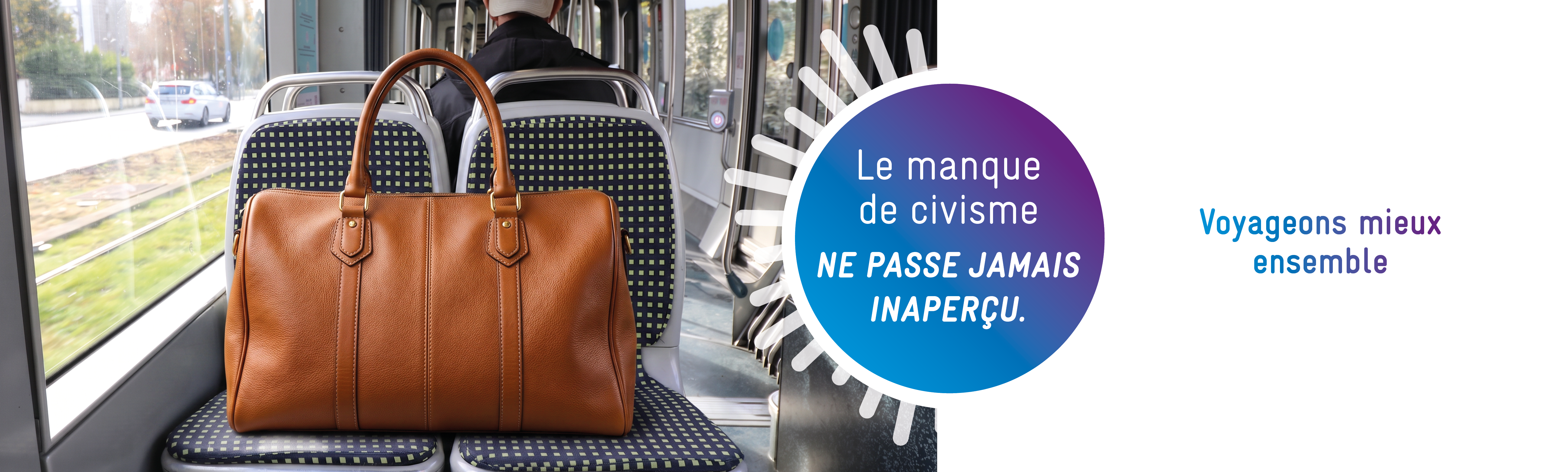 Le manque de civisme ne passe jamais inaperçu, voyageons mieux ensemble.