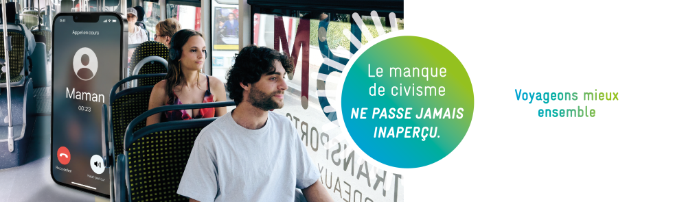 Le manque de civisme ne passe jamais inaperçu, voyageons mieux ensemble.