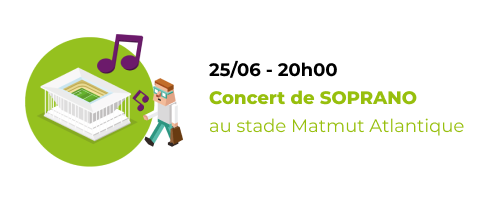 26/06 concert de Soprano au stade Matmut Atlantique