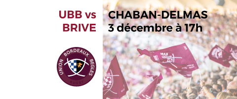 Match UBB vs Pau au stade Chaban Delmas : préparez votre venue avec TBM
