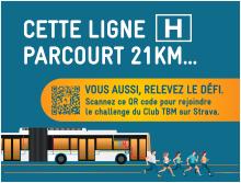 Cette ligne parcourt 21km, vous aussi relevez le défi en rejoignant le Club TBM sur Strava